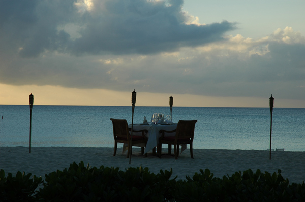 Sunset at the Seven Mile Beach