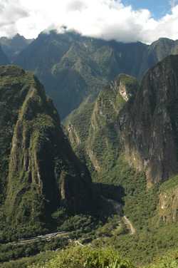 On Machu Picchu